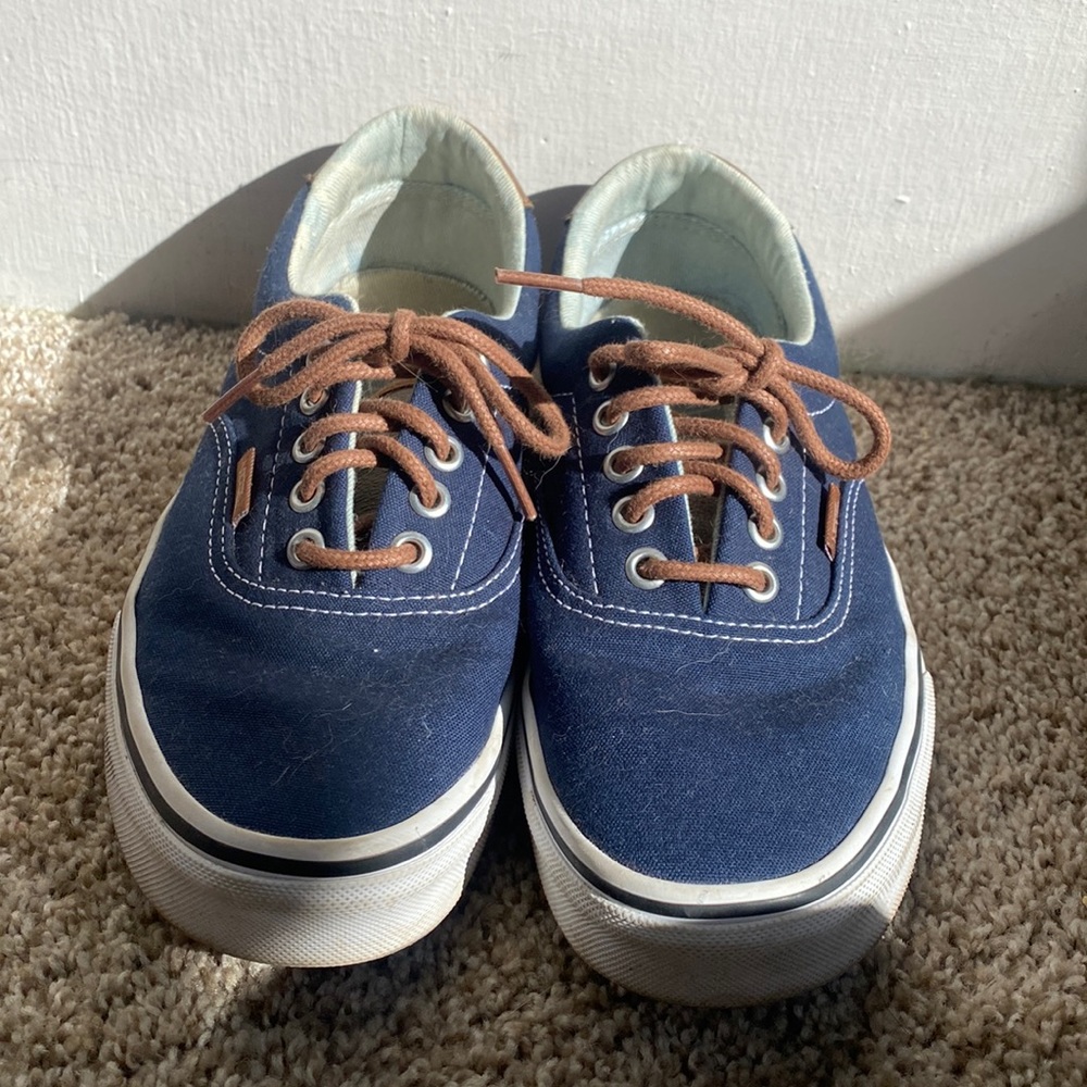Vans (Navy Blue/Brown)